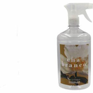 Água Perfumada Para Tecido Chá Branco 1000ml Aromar Perfumes Água Perfumada Para Tecido Chá Branco 1000ml Aromar Perfumes