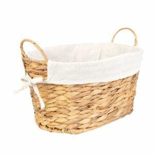 Cesto 35cm Com Forro Natural Diagonal