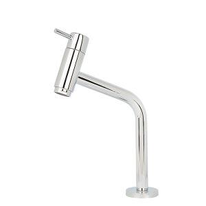 Torneira para Banheiro de Mesa Bica Média 120° Cromado 1/4 Volta Premium