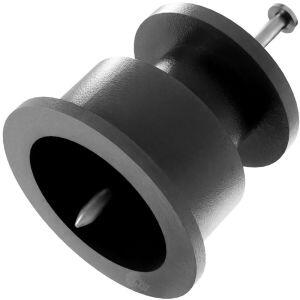 Isolador Roldana 24x24 5 Peças Preto A Santos