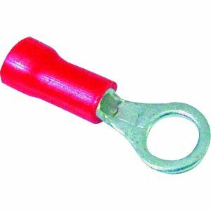 Terminal Anel 3,7mm 10 Peças Vermelho A Santos