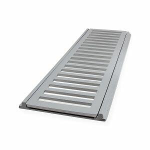 Conjunto Grelha e Porta Grelha Veicular Polido 10x100cm LGMAIS
