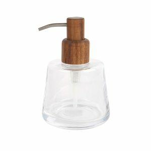 Saboneteira Liquida Ayo 10x10cm Transparente Redonda Casa&ideia Saboneteira Liquida Ayo 10x10cm Transparente Redonda Casa&ideia
