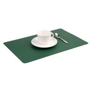 Lugar Americano Couro Sintético 30x45cm Verde Retangular Casa&ideia