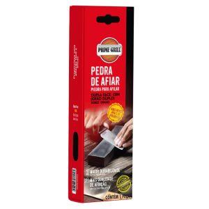 Pedra de Afiar Dupla Face Cinza Mesclado Prime Grill Pedra de Afiar Dupla Face Cinza Mesclado Prime Grill