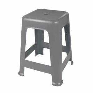 Banquetas Plástico Cinza Mor