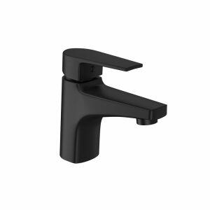 Torneira Misturador Monocomando para Banheiro de Mesa Bica Baixa 1/2" Level Black Matte Deca