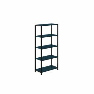 Estante 5 Prateleiras Nova York Azul Petróleo 60x30x135cm Prat-k