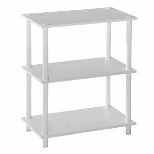 Estante 3 Prateleiras Adapt Branco 60x35x75cm Prat-k