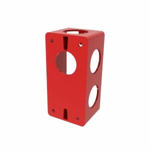 Caixa Luz 1" Condulete Vermelho Vitralux