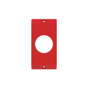Tampa Condulete 3/4" 1 Tomada Redonda Vermelho Vitralux