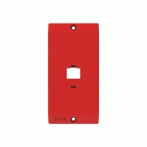 Tampa Condulete 1" 1 Seção Rj  Vermelho Vitralux