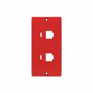 Tampa Condulete 1" 2 Entrada Rj Vermelho Vitralux