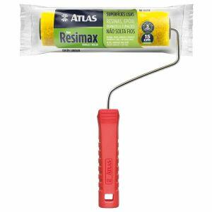 Rolo de Espuma Lã Sintética 15cm Resimax Amarelo Atlas