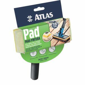 Pad Com Cabo Plástico para Pintura 200x75mm Azul Atlas