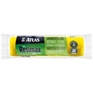 Rolo Pintura Lã Sintética 23cm Resimax Amarelo Atlas Rolo Pintura Lã Sintética 23cm Resimax Amarelo Atlas