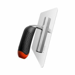 Desempenadeira Metal 235mm Trapezio Chanfrada para Efeito Preto Atlas