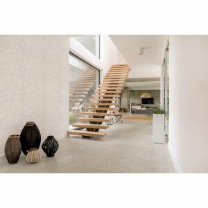 Porcelanato Cement Grigio Cinza Concreto Retificado Acetinado 61x61 Realce