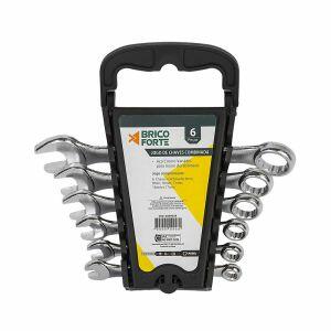Chave Combinada 6pcs 17x17x2,5cm Aço Brico Forte