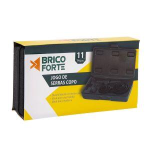 Jogo de Serras Copo 11 Peças 19x10x4,7cm Brico Forte