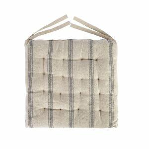 Almofada Futton 40cm x 40cm Listras Cinza Diagonal