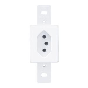 Tomada 1 Seções S/esp 20a Blanc Branco Brilhante 250v Fame Tomada 1 Seções S/esp 20a Blanc Branco Brilhante 250v Fame