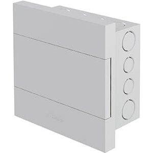 Quadro Distribução 4 Disjuntor Pvc Liso Sem Barramento Branco Amanco Quadro Distribução 4 Disjuntor Pvc Liso Sem Barramento Branco Amanco