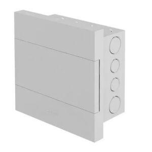 Quadro Distribuição 8 Disjuntor Pvc Liso Sem Barramento Branco Amanco Quadro Distribuição 8 Disjuntor Pvc Liso Sem Barramento Branco Amanco