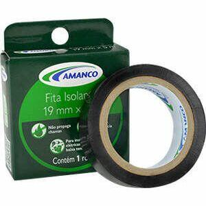 Fita Isolante 19mmx20m Pegboard Preto Amanco Fita Isolante 19mmx20m Pegboard Preto Amanco