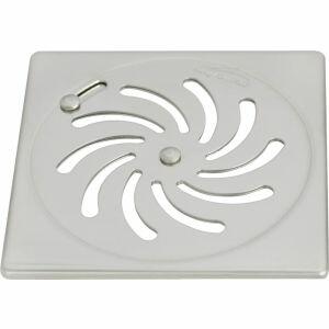 Grelha para Caixa Sifonada 150mm Vort Inox Abre e Fecha Quadrado Amanco Grelha para Caixa Sifonada 150mm Vort Inox Abre e Fecha Quadrado Amanco