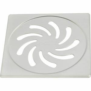 Grelha para Caixa Sifonada 150mm Vortice Inox Quadrado Amanco Grelha para Caixa Sifonada 150mm Vortice Inox Quadrado Amanco
