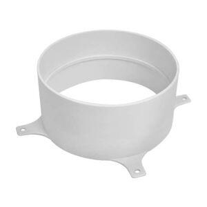 Luva Simples 100mm Fixadores Pvc Esgoto Branco Amanco