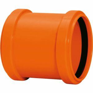 Luva Correr 100mm Esgoto Silentium C/ Anel Laranja Amanco