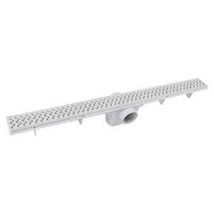 Ralo Linear 70cm Grelha Sifonado Branco Amanco