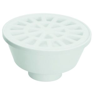 Ralo Sifonado 100x38x40mm Grelha Al Cinza Redondo Amanco