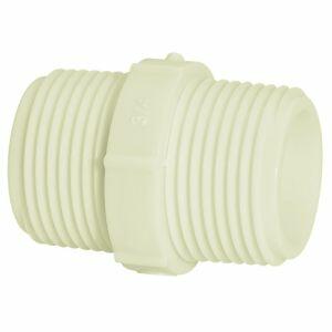 Nipel 11/2 Pvc Roscável Branco Amanco