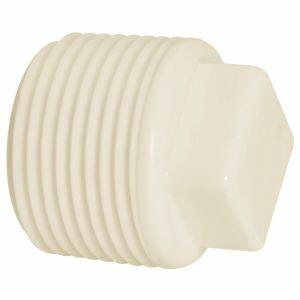 Plug 11/4 Pvc Roscável Branco Amanco