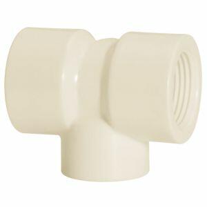 Tee Redução 3/4x1/2 Pvc Roscável Branco Amanco