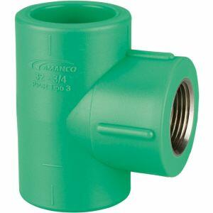 Tee Transição 32mmx1/2 f Ppr Verde Amanco