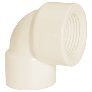 Joelho Red 90° 1x3/4 Pvc Roscável Branco Amanco