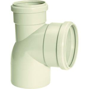 Joelho 90° 100x75mm Visita Esgoto Serie R Cinza Amanco