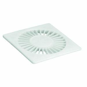 Grelha para Caixa Sifonada 150mm Pe N83 Branco Quadrado Amanco Grelha para Caixa Sifonada 150mm Pe N83 Branco Quadrado Amanco