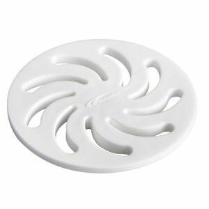 Grelha para Caixa Sifonada 150mm Vortice Pe Branco Redondo Amanco Grelha para Caixa Sifonada 150mm Vortice Pe Branco Redondo Amanco