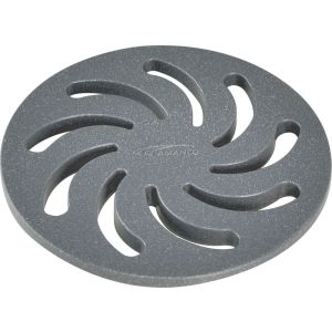 Grelha para Caixa Sifonada 150mm Vortice Pe Titanio Redondo Amanco