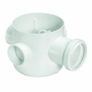 Corpo Caixa Sifonada N99 150x185x75mm Pvc Esgoto Branco Amanco