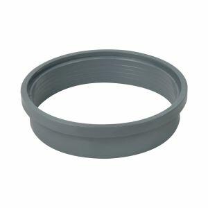 Porta Grelha Pvc 100mm Cinza Redondo Amanco