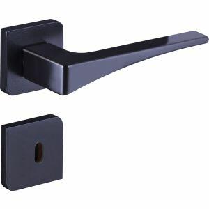 Fechadura Interna Joy Roseta Preto Fosco 40mm 083878 Maxx 4642 Aliança