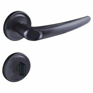 Fechadura Roseta 40mm 083632 Joy F-2800/63 Banho Preto Fosco Aliança