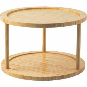 Organizador para Pratos 26cm Giratório Duplo Ou