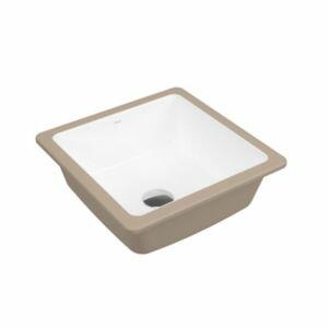 Cuba para Banheiro de Sobrepor Louça Quadrada Branco 37cm Docol